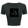 Ladies' Poly-Cotton Crop T-Shirt Thumbnail