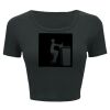 Ladies' Poly-Cotton Crop T-Shirt Thumbnail