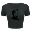 Ladies' Poly-Cotton Crop T-Shirt Thumbnail