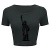 Ladies' Poly-Cotton Crop T-Shirt Thumbnail