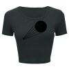 Ladies' Poly-Cotton Crop T-Shirt Thumbnail