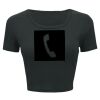 Ladies' Poly-Cotton Crop T-Shirt Thumbnail