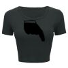 Ladies' Poly-Cotton Crop T-Shirt Thumbnail