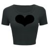 Ladies' Poly-Cotton Crop T-Shirt Thumbnail