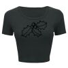 Ladies' Poly-Cotton Crop T-Shirt Thumbnail