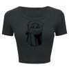 Ladies' Poly-Cotton Crop T-Shirt Thumbnail