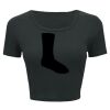 Ladies' Poly-Cotton Crop T-Shirt Thumbnail