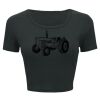 Ladies' Poly-Cotton Crop T-Shirt Thumbnail