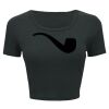 Ladies' Poly-Cotton Crop T-Shirt Thumbnail