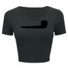 Ladies' Poly-Cotton Crop T-Shirt Thumbnail