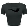Ladies' Poly-Cotton Crop T-Shirt Thumbnail