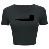 Ladies' Poly-Cotton Crop T-Shirt Thumbnail