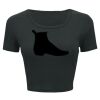 Ladies' Poly-Cotton Crop T-Shirt Thumbnail