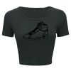 Ladies' Poly-Cotton Crop T-Shirt Thumbnail