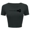 Ladies' Poly-Cotton Crop T-Shirt Thumbnail