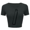 Ladies' Poly-Cotton Crop T-Shirt Thumbnail