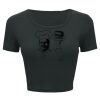 Ladies' Poly-Cotton Crop T-Shirt Thumbnail