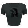 Ladies' Poly-Cotton Crop T-Shirt Thumbnail