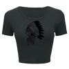 Ladies' Poly-Cotton Crop T-Shirt Thumbnail