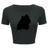 Ladies' Poly-Cotton Crop T-Shirt Thumbnail