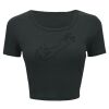 Ladies' Poly-Cotton Crop T-Shirt Thumbnail