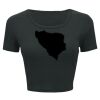 Ladies' Poly-Cotton Crop T-Shirt Thumbnail