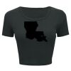 Ladies' Poly-Cotton Crop T-Shirt Thumbnail