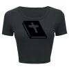 Ladies' Poly-Cotton Crop T-Shirt Thumbnail