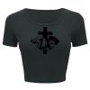 Ladies' Poly-Cotton Crop T-Shirt Thumbnail