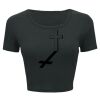 Ladies' Poly-Cotton Crop T-Shirt Thumbnail