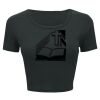 Ladies' Poly-Cotton Crop T-Shirt Thumbnail