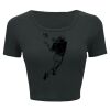 Ladies' Poly-Cotton Crop T-Shirt Thumbnail