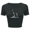 Ladies' Poly-Cotton Crop T-Shirt Thumbnail