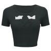 Ladies' Poly-Cotton Crop T-Shirt Thumbnail