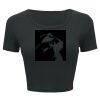 Ladies' Poly-Cotton Crop T-Shirt Thumbnail