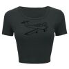 Ladies' Poly-Cotton Crop T-Shirt Thumbnail