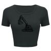 Ladies' Poly-Cotton Crop T-Shirt Thumbnail