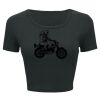 Ladies' Poly-Cotton Crop T-Shirt Thumbnail