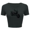Ladies' Poly-Cotton Crop T-Shirt Thumbnail