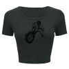 Ladies' Poly-Cotton Crop T-Shirt Thumbnail
