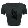 Ladies' Poly-Cotton Crop T-Shirt Thumbnail