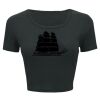 Ladies' Poly-Cotton Crop T-Shirt Thumbnail
