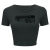 Ladies' Poly-Cotton Crop T-Shirt Thumbnail