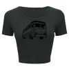 Ladies' Poly-Cotton Crop T-Shirt Thumbnail