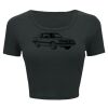 Ladies' Poly-Cotton Crop T-Shirt Thumbnail