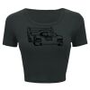 Ladies' Poly-Cotton Crop T-Shirt Thumbnail