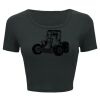 Ladies' Poly-Cotton Crop T-Shirt Thumbnail