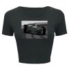 Ladies' Poly-Cotton Crop T-Shirt Thumbnail