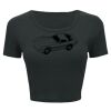 Ladies' Poly-Cotton Crop T-Shirt Thumbnail
