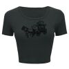 Ladies' Poly-Cotton Crop T-Shirt Thumbnail